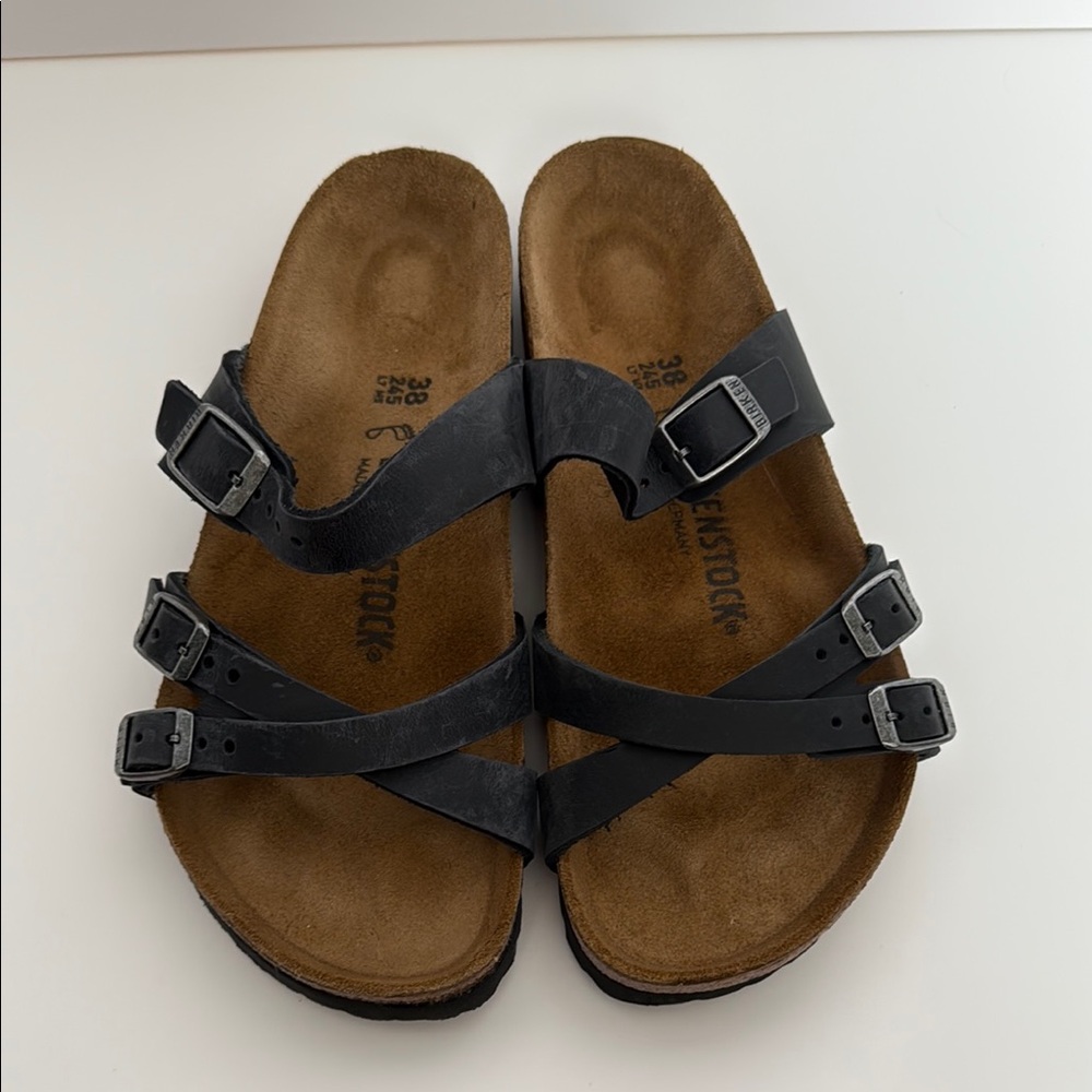 Black Strappy Sandals